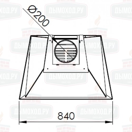 Камин RAC FRONTAL (Traforart)