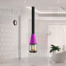  Камин ARLET CENTRAL, отделка HX30VVSB, подвесной, высокое стекло, H245.5 (Traforart) 