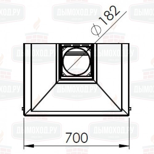 Камин ARIADNA FRONTAL RAL, подвесной (Traforart)