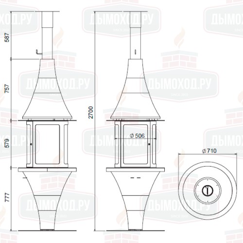 Камин TRIVIA (Traforart)