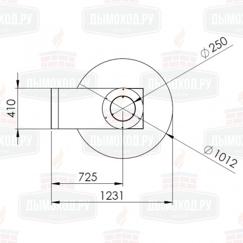 Камин FANCY CENTRAL RAL, подвесной, с декорирующим элементом (Traforart)
