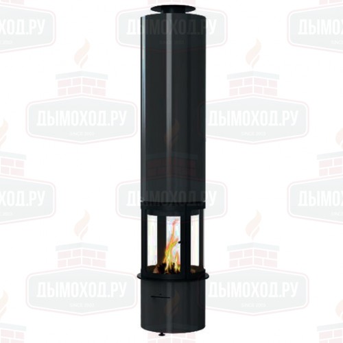 Камин OLYMPIA CENTRAL, чёрный (Traforart)