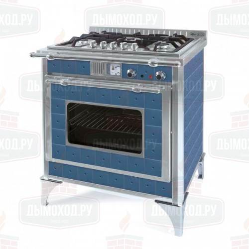 Структура печи FORNELLI 75 Mirto, нержавеющая сталь (Wekos)