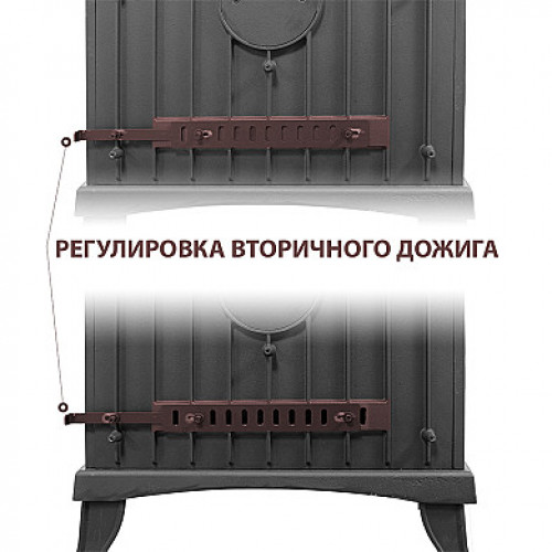 Чугунная печь Везувий KZ-14P 