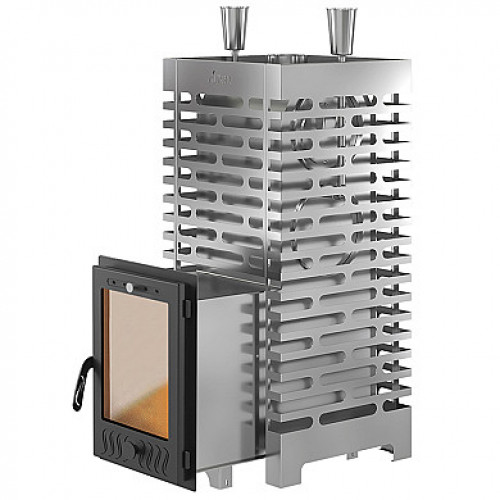 Печь для бани ASTON 30 INOX (320М) Long со стеклом