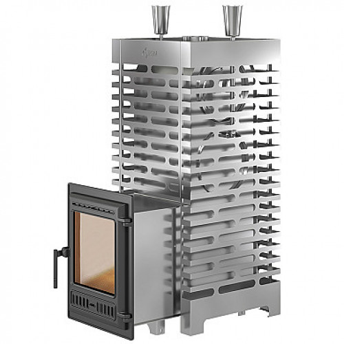 Печь для бани ASTON 38 INOX (320) Long со стеклом