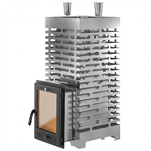 Печь для бани ASTON 38 INOX (320М) со стеклом