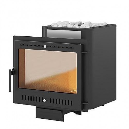 Печь для бани Везувий Сенсация 16 Антрацит Панорама 