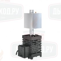 Печь для бани ASTON 12 с баком на трубе 50л Ø115 (AISI 439)