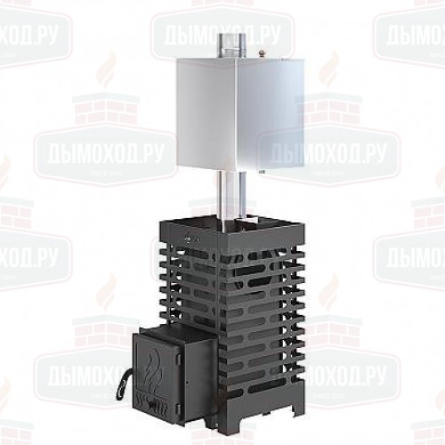 Печь для бани ASTON 16 с баком на трубе 50л Ø115 (AISI 439)