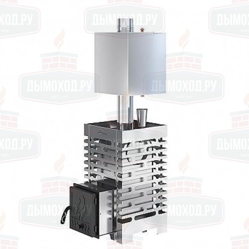 Печь для бани ASTON 16 INOX с баком на трубе 50л Ø115 (AISI 439)