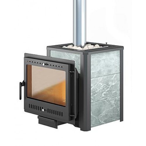 Печь для бани Везувий Легенда 22 Панорама 