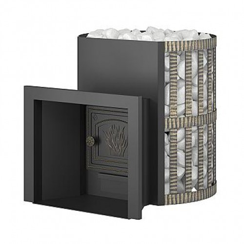 Печь для бани Везувий газо-дровяная СКИФ Ковка 18 (ДТ-3)