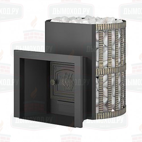Печь для бани Везувий газо-дровяная СКИФ Ковка 18 (ДТ-3)