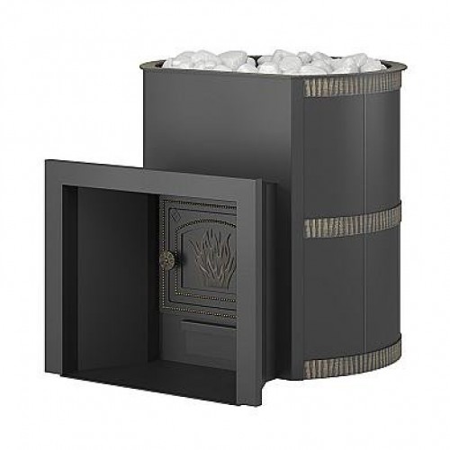 Печь для бани Везувий  газо-дровяная ЛАВА 18 (ДТ-3)