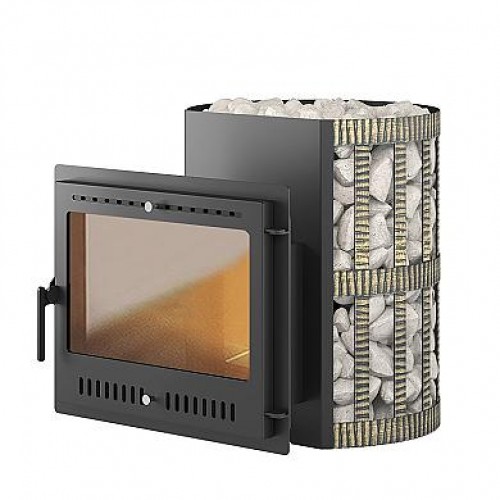 Печь для бани Везувий Скиф Ковка 16 Панорама 