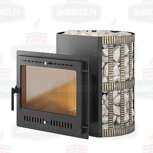 Печь для бани Везувий Скиф Ковка 16 Панорама 