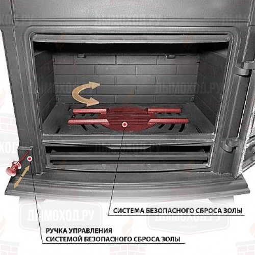 Чугунная печь Везувий AST-13К 