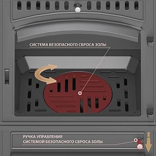 Чугунная печь Везувий LV-12РS 