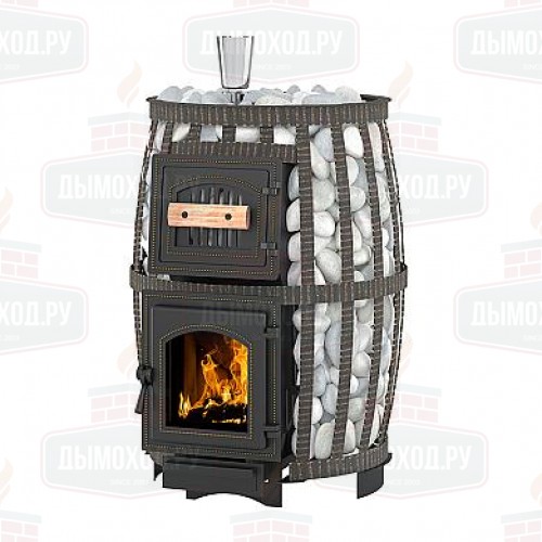 Печь для бани Везувий Легенда Русский пар Ковка 18 (270) б/в