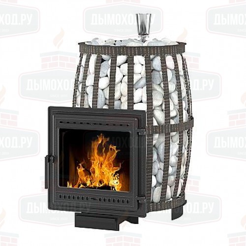 Печь для бани Везувий Легенда Русский пар Ковка 18 (505)