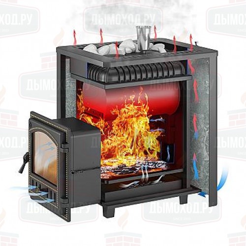 Печь для бани Эверест 24 Легкий пар (280) Талькохлорит,S-20