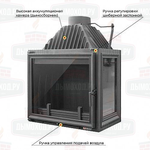 Каминная топка Эверест А16R