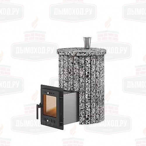 Печь для бани Эверест Steam Master 18 НЕРЖ. (210М) Ламель Пироксенит Элит, S-20