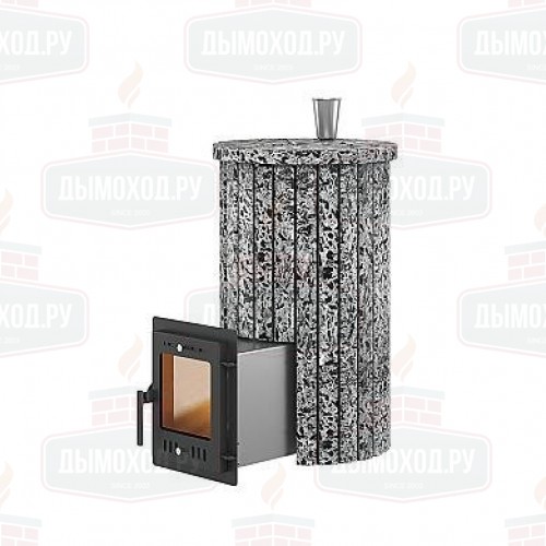 Печь для бани Эверест Steam Master 24 НЕРЖ. (210М) Ламель Пироксенит Элит, S-20