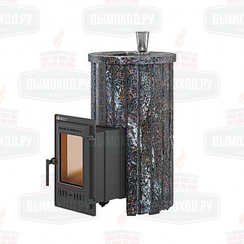 Печь для бани Эверест Steam Master 18 (310) ЧУГУН Ламель Амфиболит, S-20