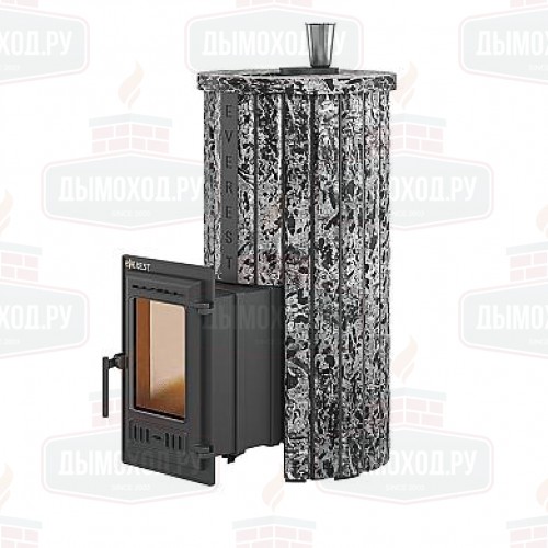 Печь для бани Эверест Steam Master 24 (310) ЧУГУН Ламель Пироксенит Элит, S-20