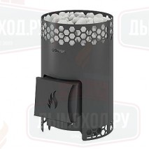 Печь для бани Везувий Чёрная Пчёлка 20 Б/В