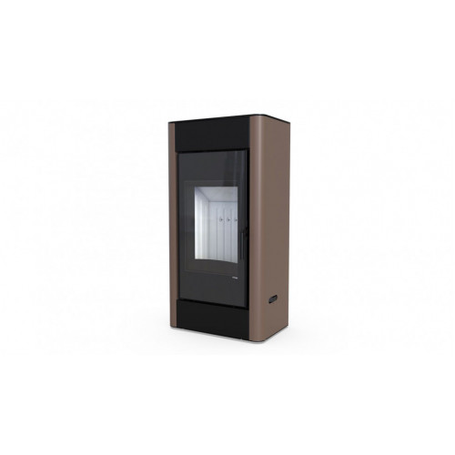 Печь DEFRO HOME SOLUM, 9кВт, коричневая сталь