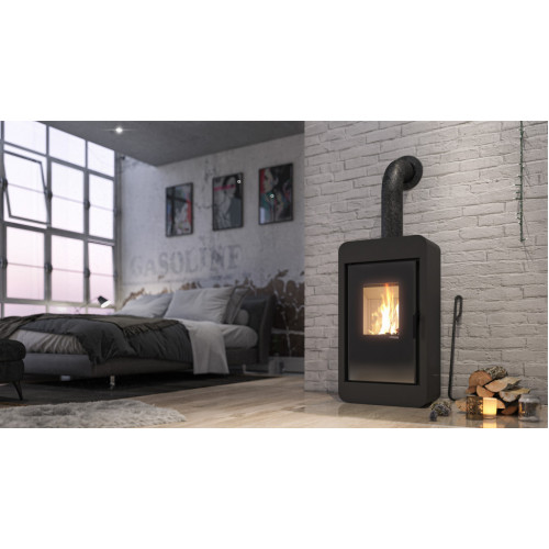 Печь DEFRO HOME PICO, 6,6кВт, белая сталь