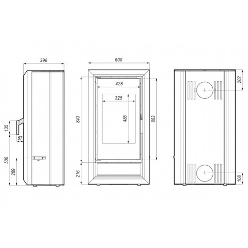 Печь DEFRO HOME IGNIS, 9кВт