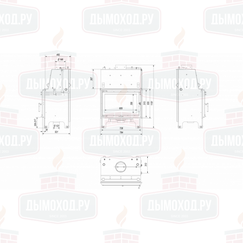 AQUARIO/O/12/PW/W/DG топка с водяным контуром
