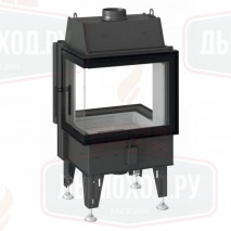 Дровяная топка BeF Twin 7 CP-CP/CL-CL с черной рамкой