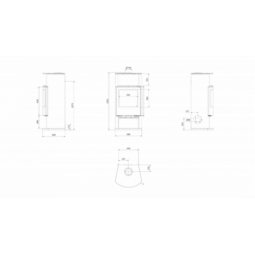 Стальная печь TOFA
