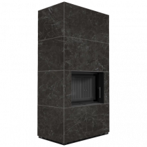 Каминокомплект FLOKI в облицовке NATURALI NERO GRECO