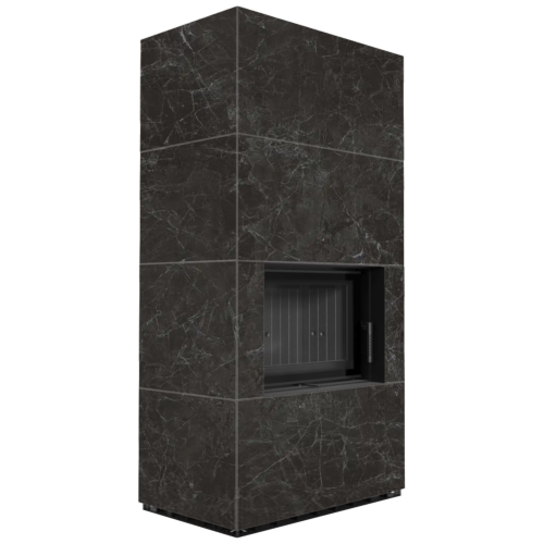 Каминокомплект FLOKI в облицовке NATURALI NERO GRECO