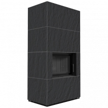 Каминокомплект FLOKI в облицовке NATURALI ARDESIA NERO A SPACCO