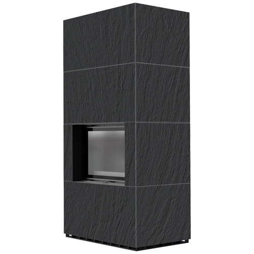 Каминокомплект FLOKI в облицовке NATURALI ARDESIA NERO A SPACCO