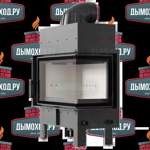 Каминная топка FLOKI/M/P угловое стекло справа
