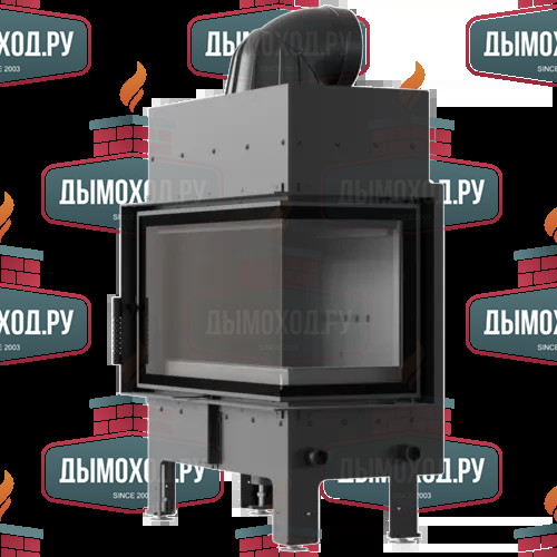 Каминная топка FLOKI/M/P угловое стекло справа