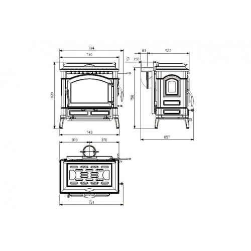 La Nordica Isotta con cerchi 16 (черный антрацит)
