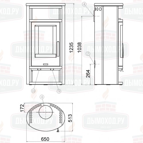 Печь ABX Polar 8